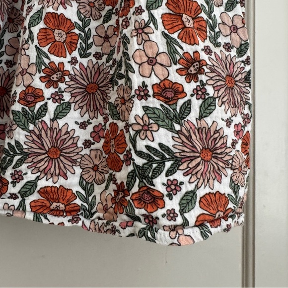 Dip Floral Dress with Button Detail 100% cotton - Picture 2 of 7